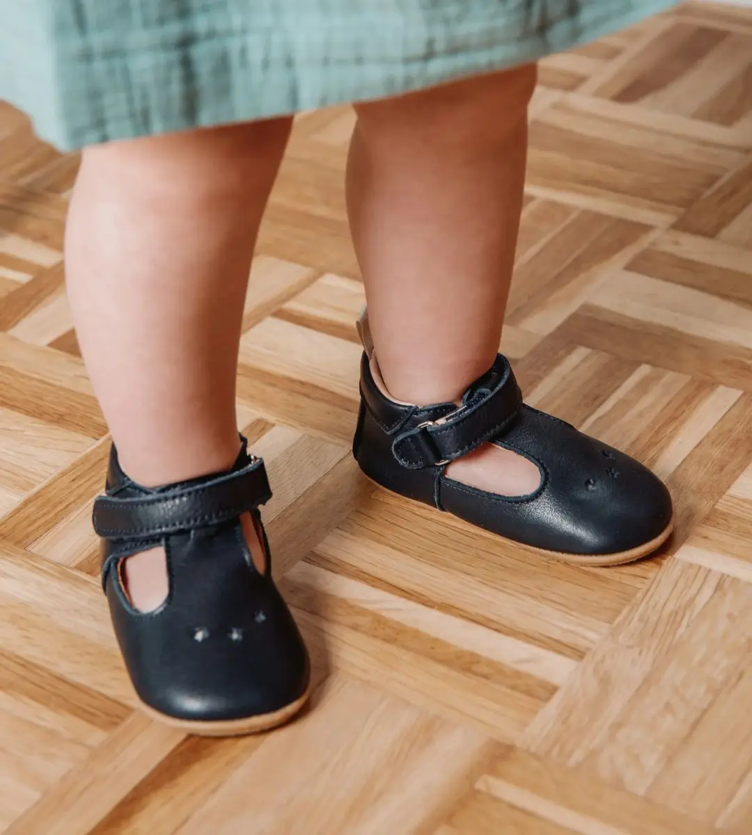 chaussons cesar bleu marine